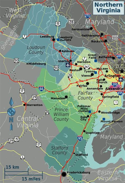 northern virginia cities|Northern Virginia – Travel guide at Wikivoyage.